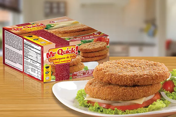 Hamburguesa de Pollo Apanado Chicken Burger
